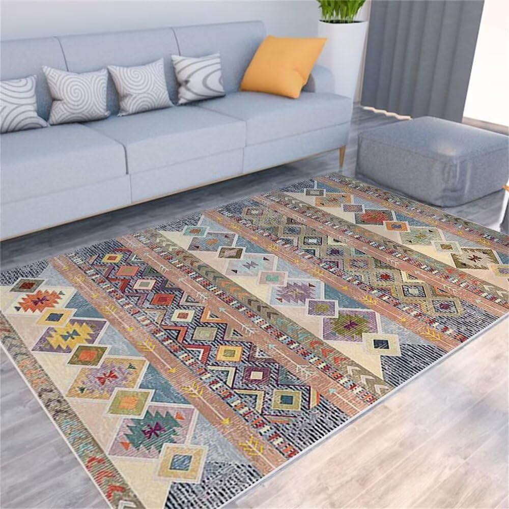 Tapis de chambre lavable et antidérapant pour intérieur sain