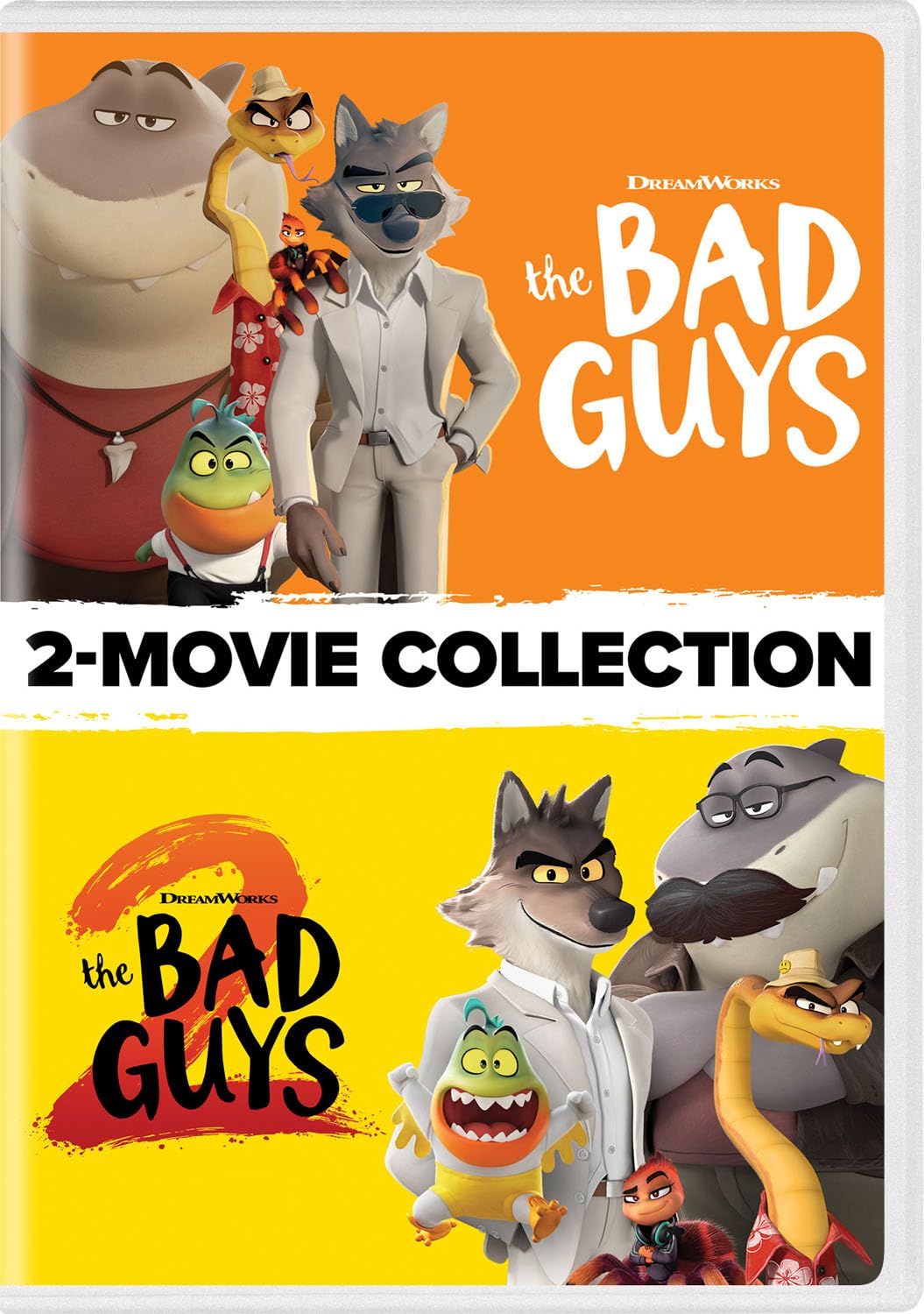 DVD Movie Collection Action Comedy Animated Family The Bad Guys 2 Movies Rating PG