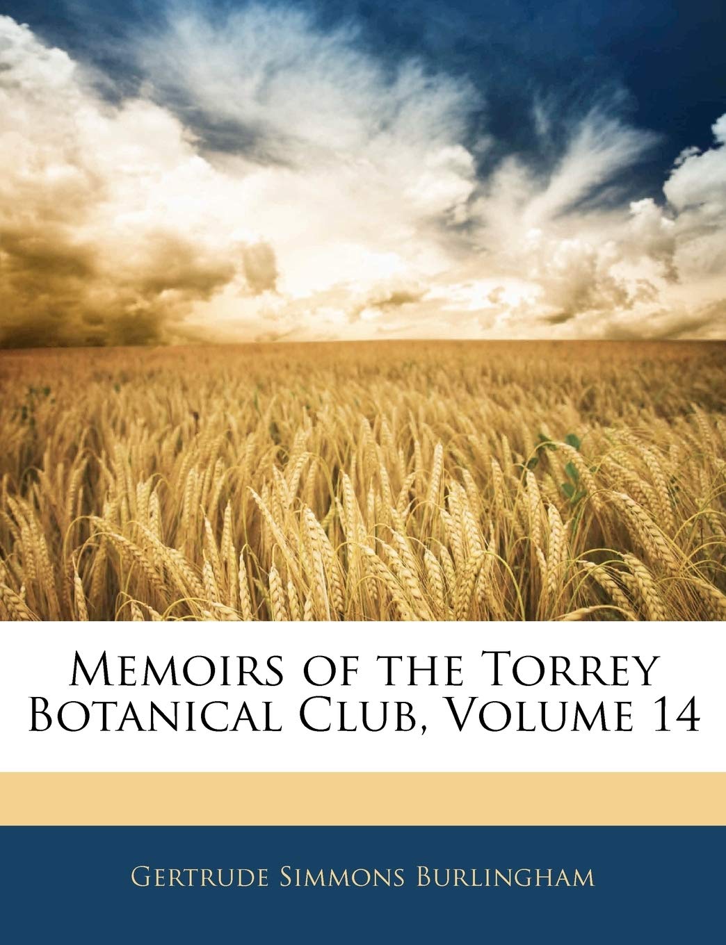 Memoirs of the Torrey Botanical Club, Volume 14