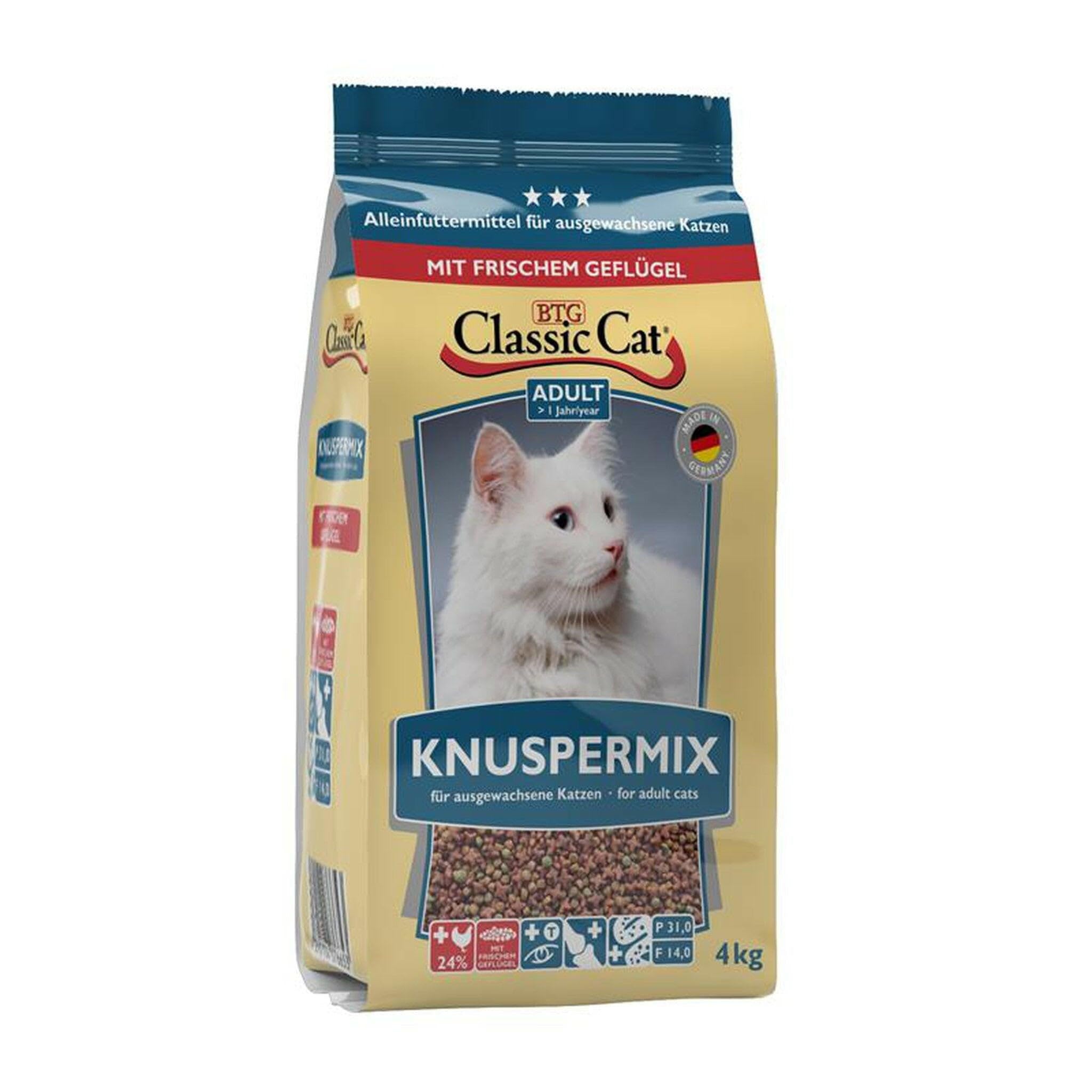 Classic Cat Katzenfutter Trockenfutter Knuspermix