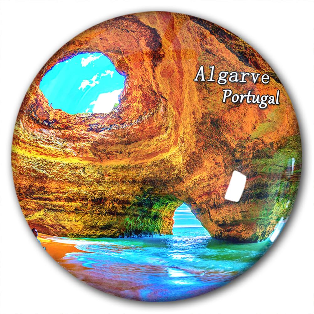 Portugal Algarve Fridge Magnet Refrigerator Stickers Decorative Magnet Travel Souvenir Glass