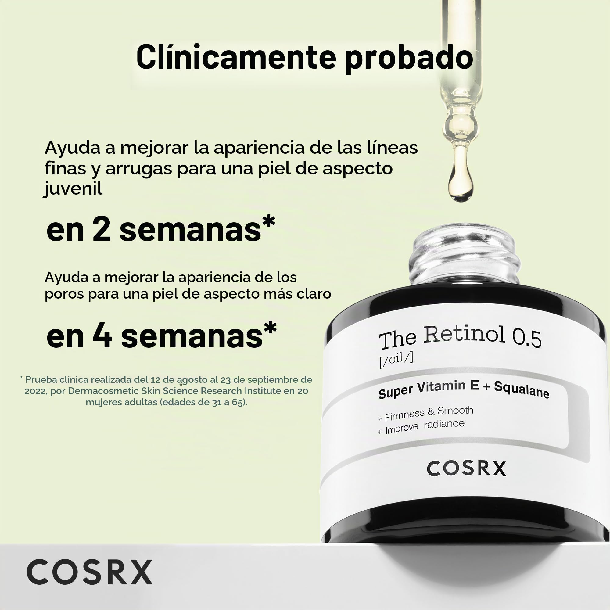 COSRX Retinol 0.5 Oil, Anti-aging Serum with 0.5% Retinoid Treatment for Face, Reduce Wrinkles, Fine Lines, and Signs of Aging, Gentle Skincare for Day and Night, Not Tested on Animals