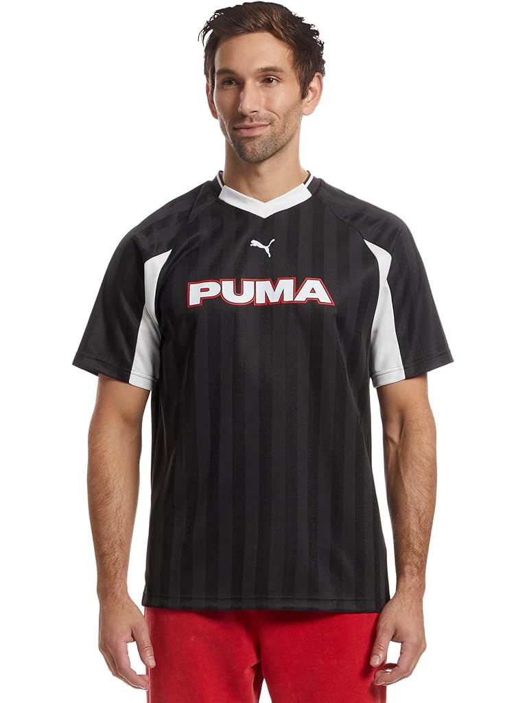 Black PUMA Sport Lifestyle Soccer Jersey