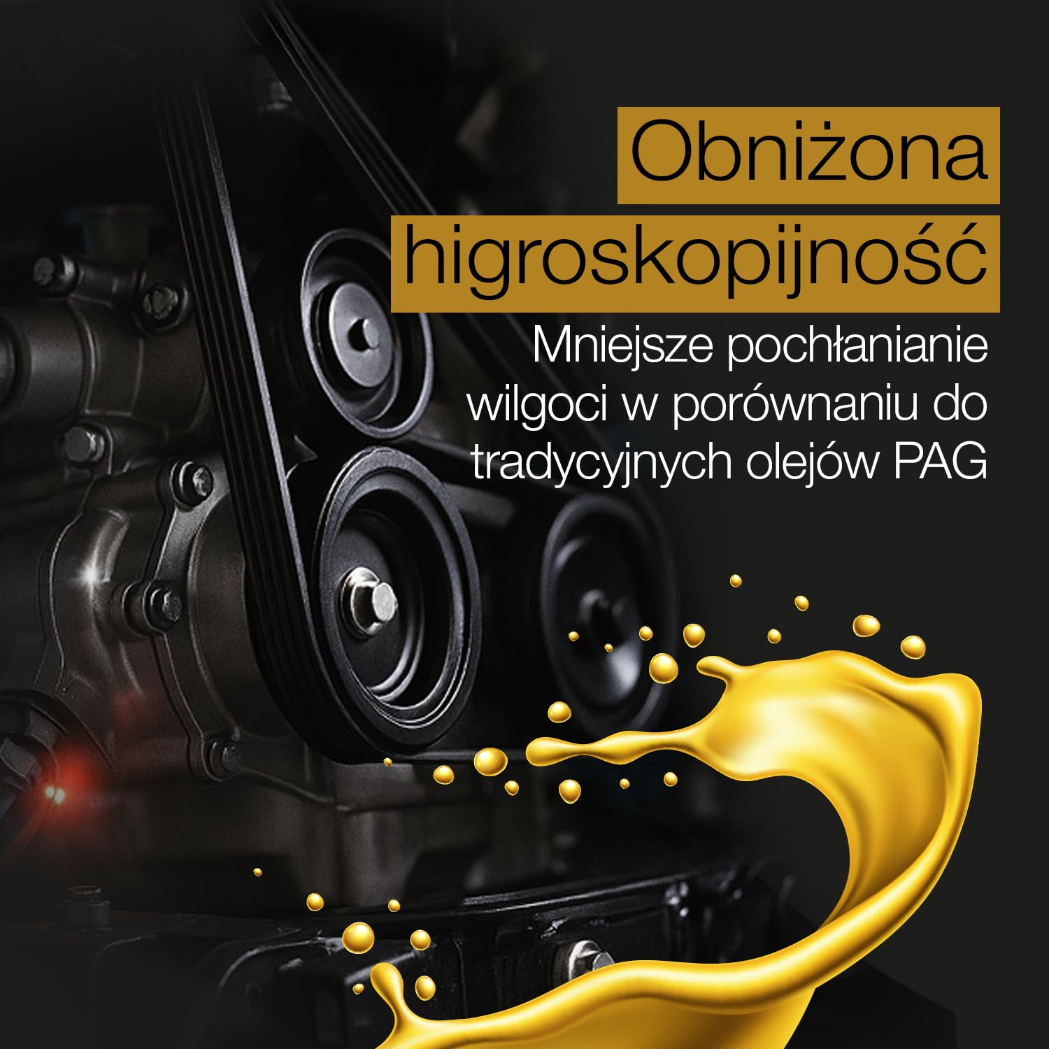ERRECOM PAG Universal - 250 mL, Olej do sprężarek klimatyzacji samochodowej, w tym sprężarek elektrycznych, pracujących na czynnikach chłodniczych R134a i R1234yf