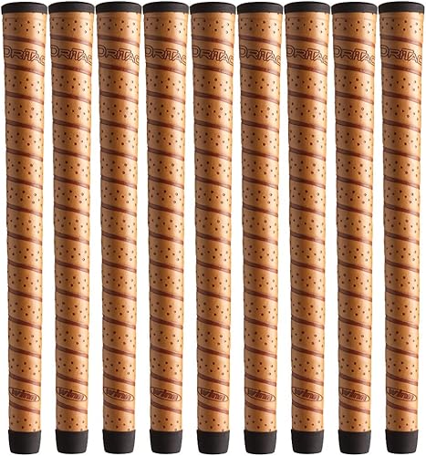 Dri-Tac - Juego de empuñaduras para golf con envoltura (9 piezas)