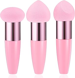 3 esponjas de maquillaje para base, corrector...