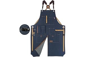 Canvas Work Apron: A Durable and Adjustable Companion for Your Projects