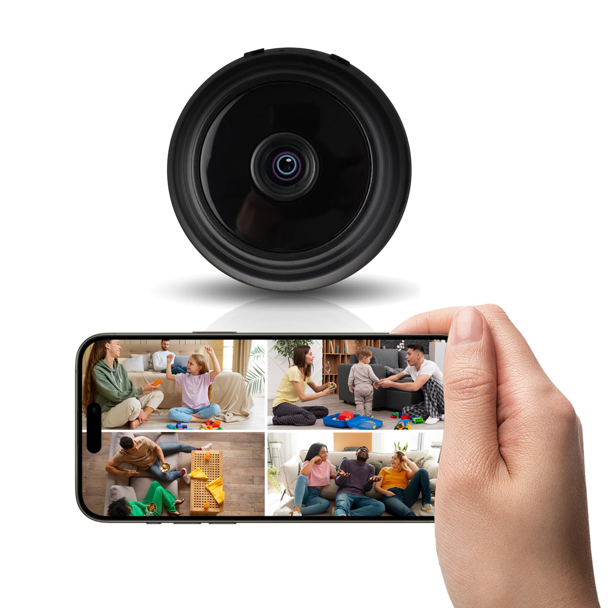 Security Camera Hidden Cameras - 1080P HD Small Camera with Motion Detection and Night Vision Wireless Security Camera