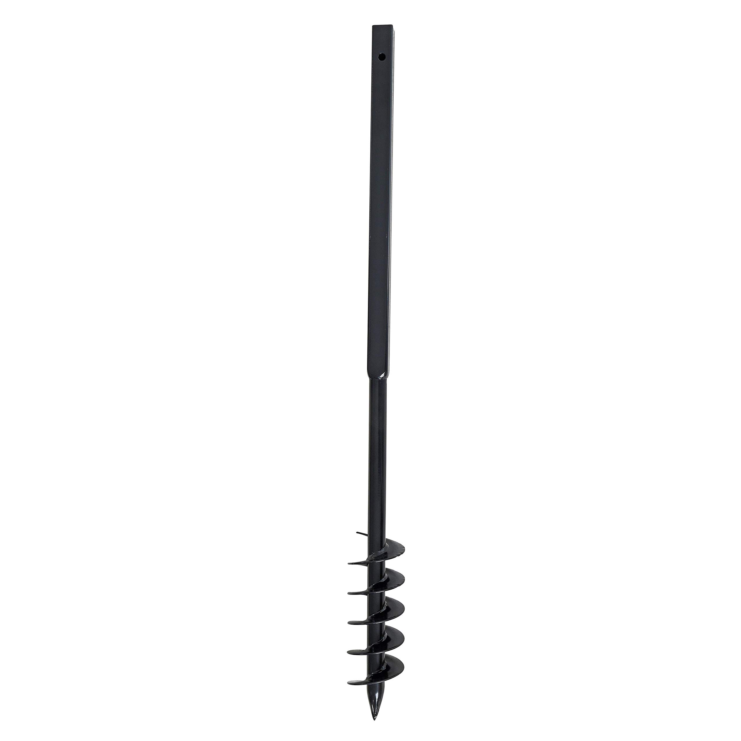 ESTEXO Handbohrer Erdbohrer Handerdbohrer Erdlochbohrer Pflanzbohrer Pfahlbohrer Brunnenbohrer Brunnenbohrgerät Lochbohrer (85 mm)