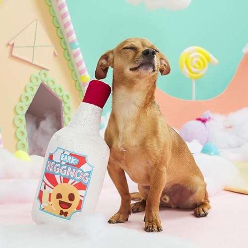 Miniatura 7 de Barkbox Juguetes chirriantes para perros  Juguetes de peluche, arrugados y chirriantes para perros pequeños, medianos y grandes  Juguetes navideños