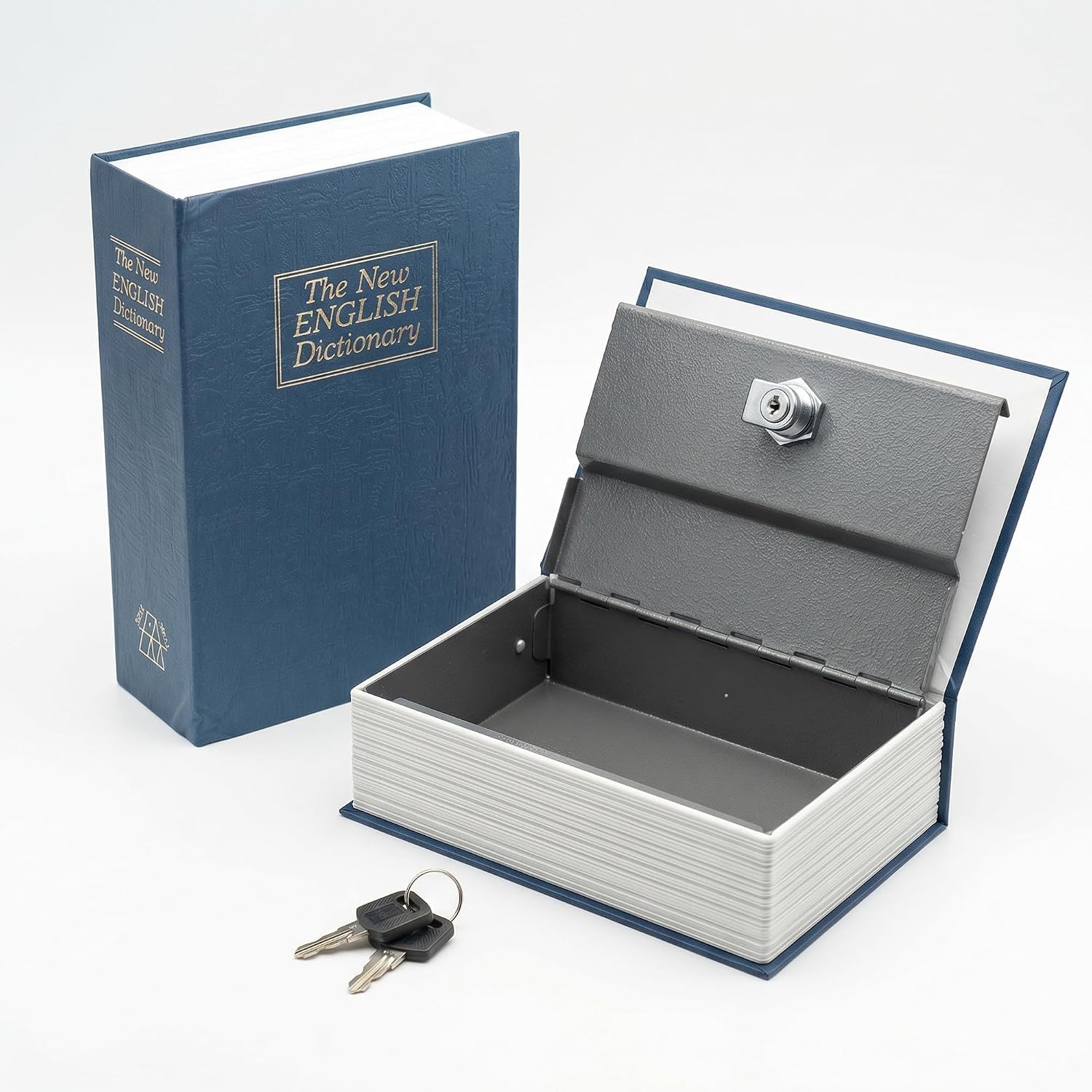 Book Safe with Key Lock | Dictionary Shape Hidden Money Box | Portable Secret Storage Safe Box for Cash, Jewelry, Documents & Valuables | Heavy Duty Security Lock Safe for Home, Office & Travel-image-32