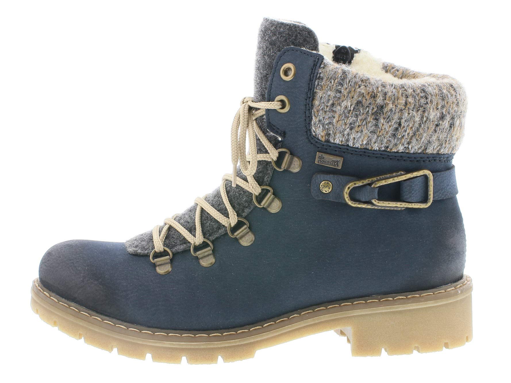 Rieker Women Ankle Boots Y9430, Ladies Lace-up Ankle Boot