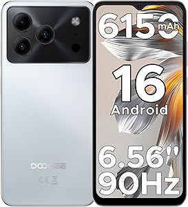 DOOGEE Note 56: smartphone Android compatto, batteria 6150mAh
