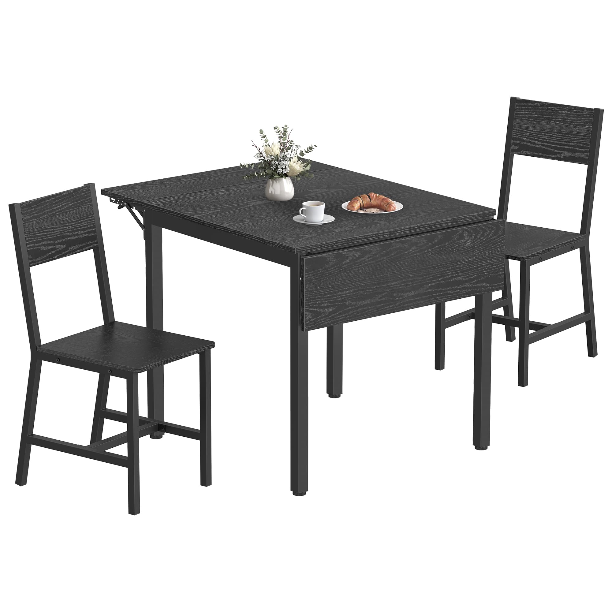 Klapp-Esstisch mit Stühlen – platzsparend essen