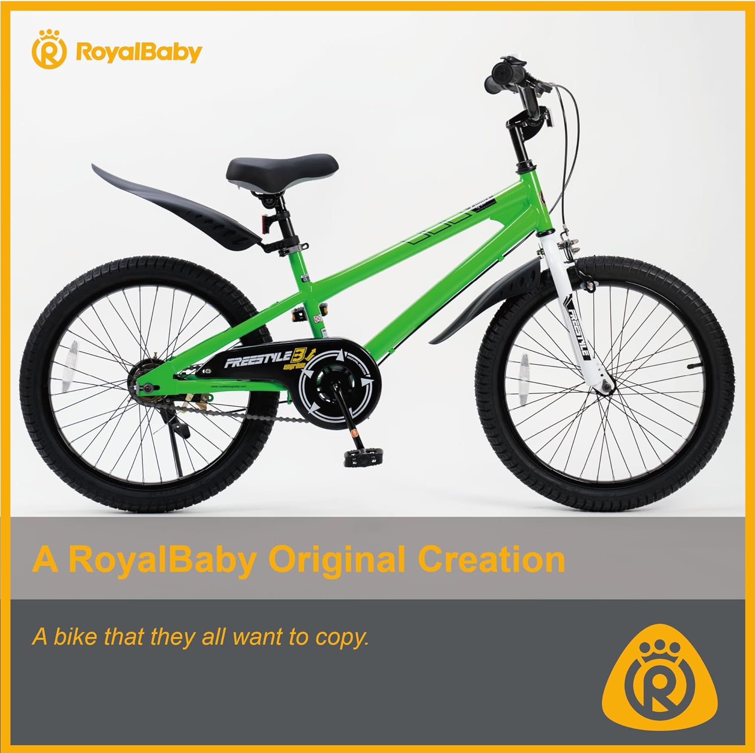 Royalbaby Kids Bikes Bundle 20 Inch Wheel Bicycle with Hand Brakes and 18 Inch BMX Bicycle with Kickstand