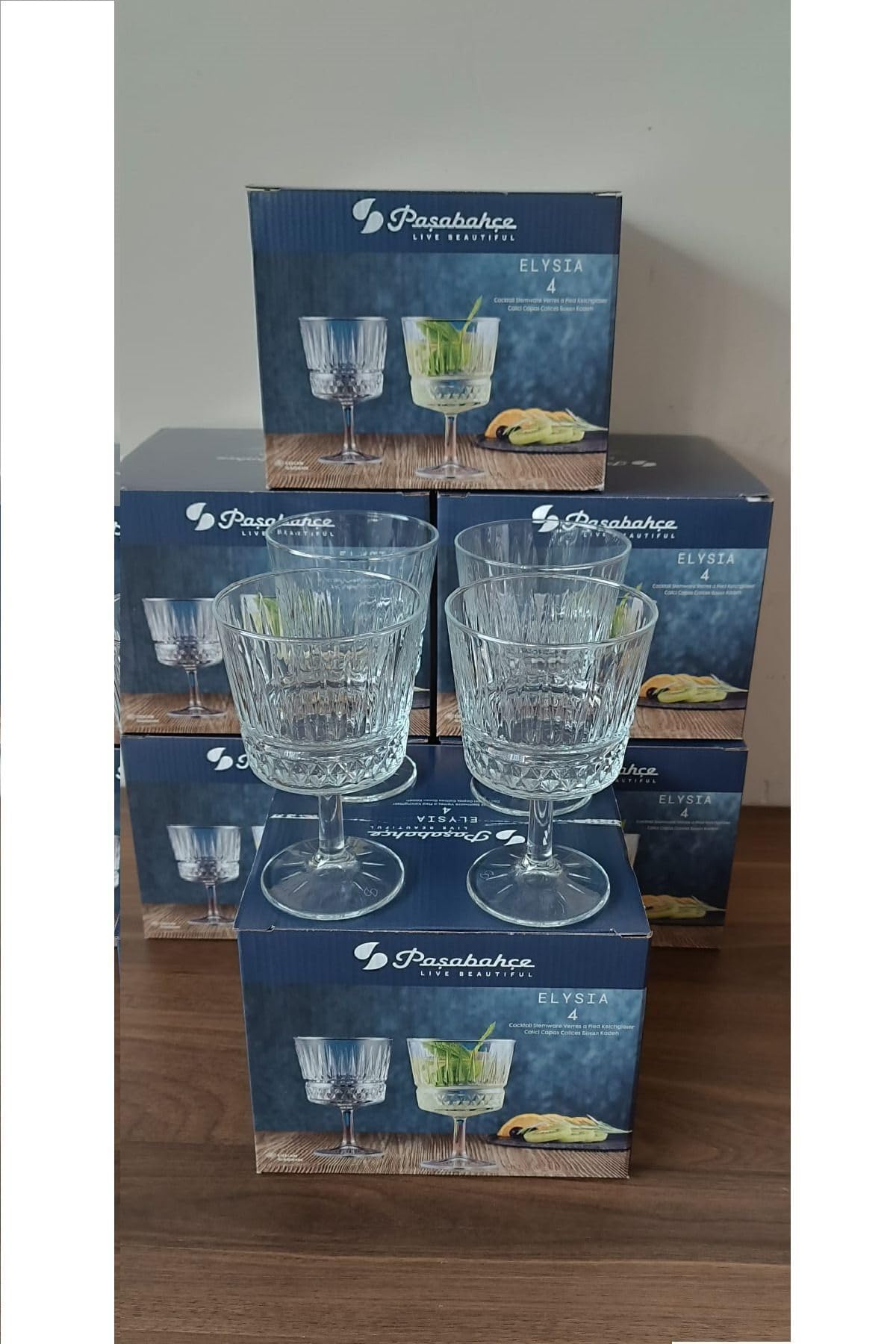 Pasabahce PAŞABAHÇE 4 LÜ ELYSİA MAGNOLYA KASESİ SUNUM BARDAĞI 260CC 440455 TYBHFPXEQ6LNDTQ565