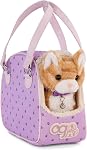 Our Generation - Hop dans Cat Carrier - Sac de transport pour animaux de compagnie & Jouet de soins - En peluche Tabby Chat animal farci - 18-Inch Accessoires pour poupées - Faites semblant de jouer - 3 Années & Plus vieux pour enfant