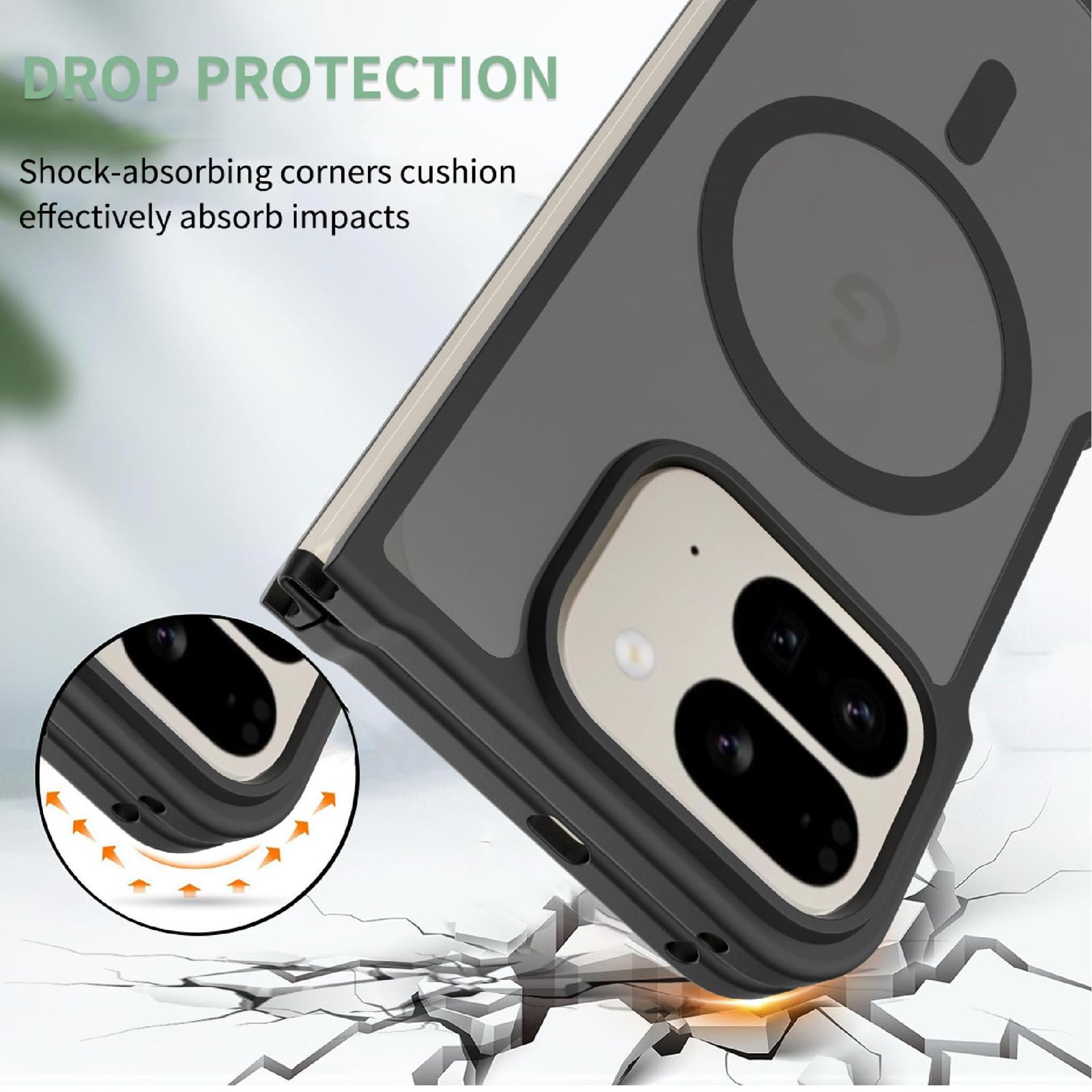 Ferryxpress Custodia magnetica in pelle Portemmani Flip Cover per Google Pixel 8 Pro - (Google Pixel 8 Pro Ferryxpress Custodia magnetica in pelle Portemmani Flip Cover per Google Pixel 8 Pro - (Google Pixel 8 Pro