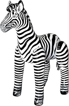 Jet Creations an-ZEB3 Inflatable Zebra, 32"
