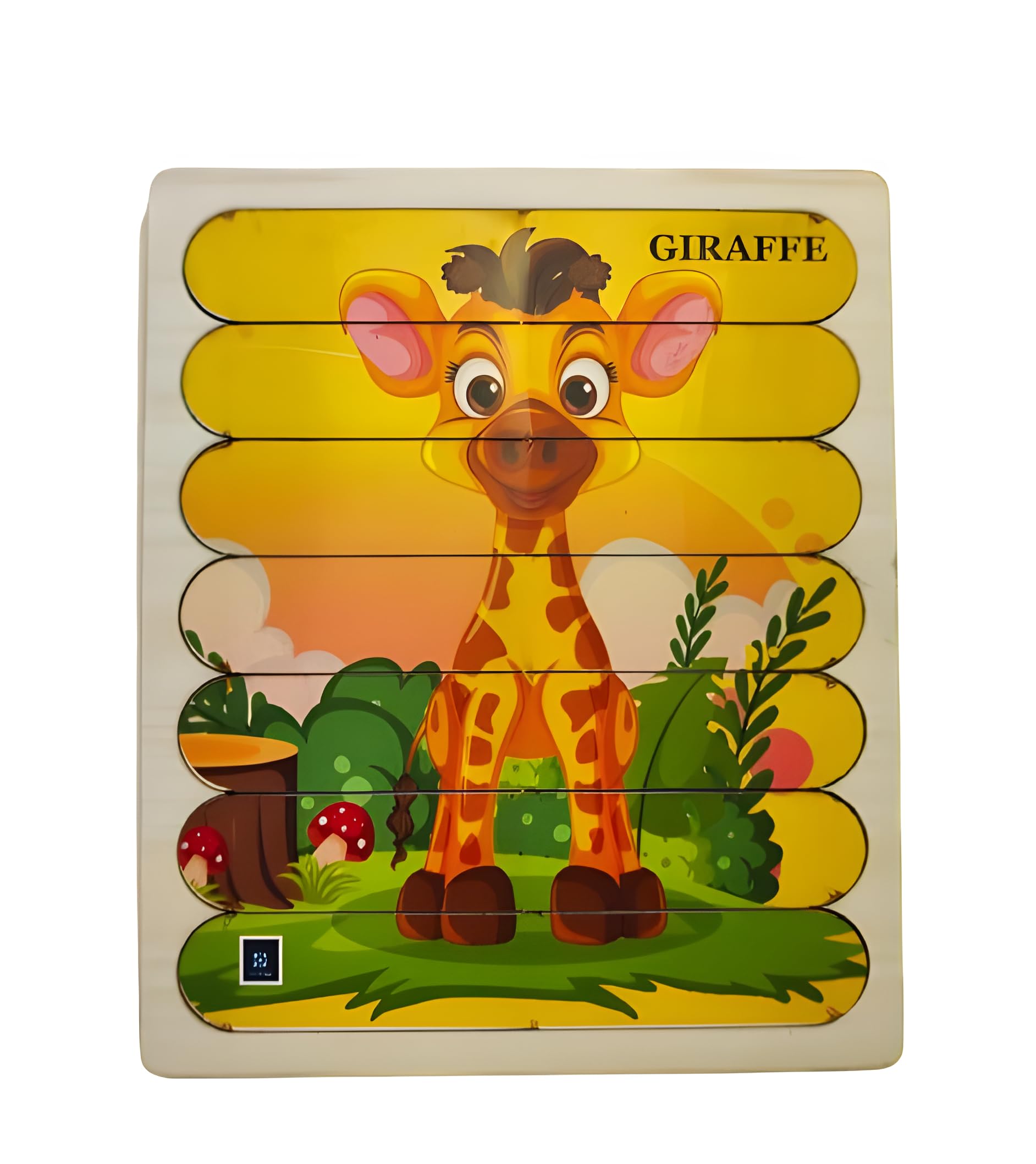Metclap Tiger 7 Stick Puzzle for Kids – Wooden Animal Jigsaw Puzzle for 3-5 Year Olds | Fun Learning Toy for Toddlers | Brain Booster Puzzle Game for Boys & Girls | Educational Gift 1