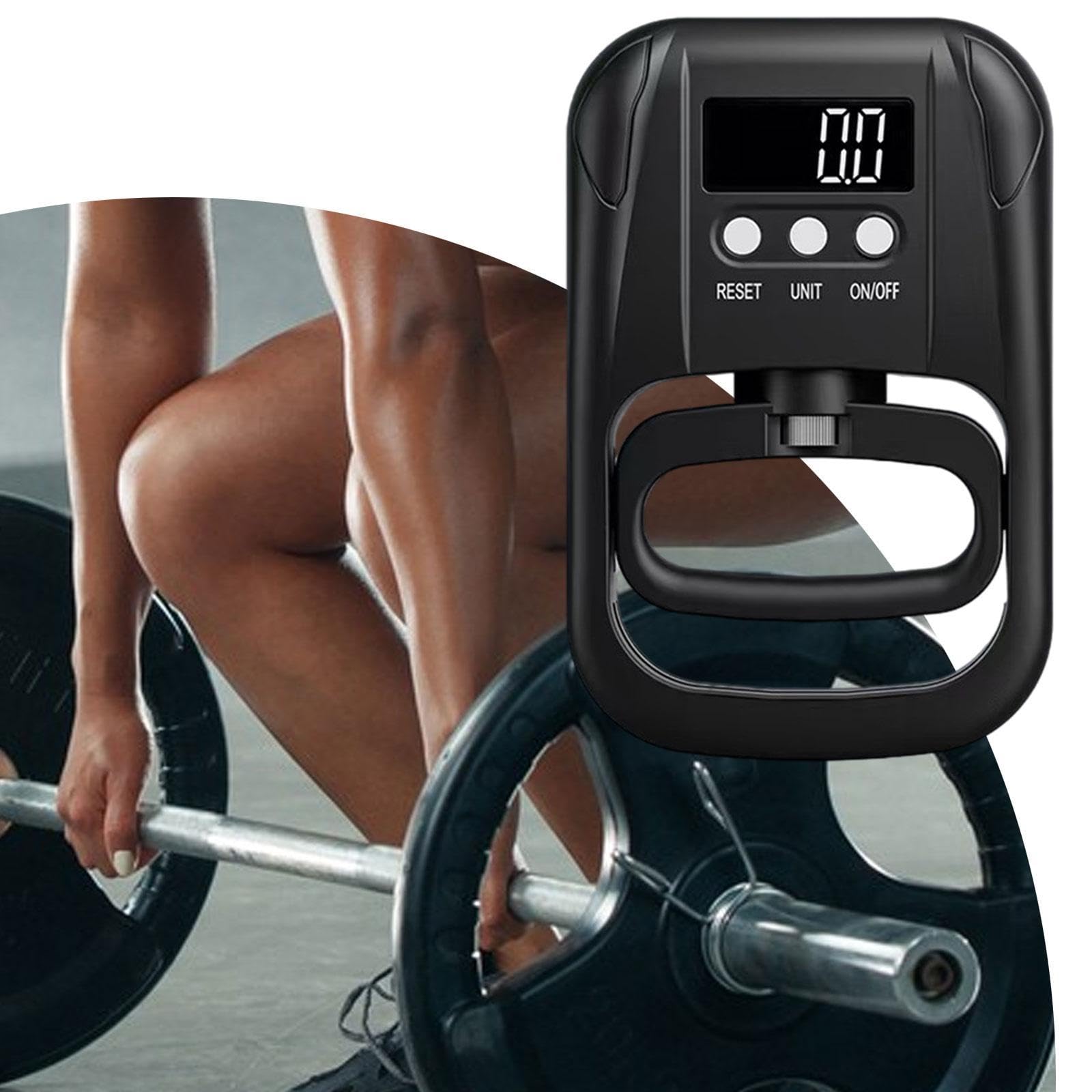 Grip Strength Meter Aparato Electrónico de Medición de Fuerza Ejercitador de Mano para Aumentar Potencia Dinamómetro Digital Preciso Equipo de Entrena
