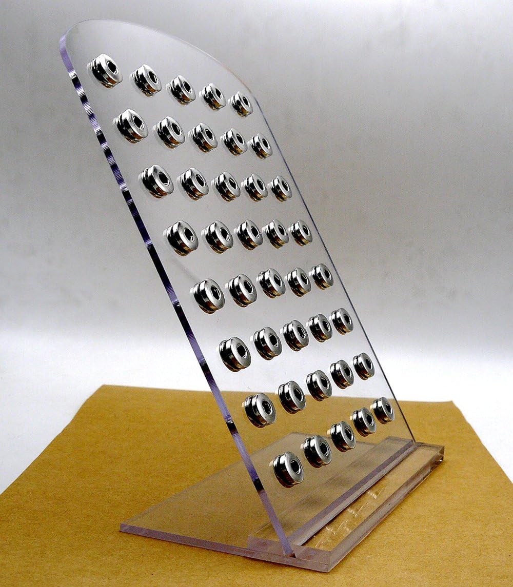 Snaps Button Jewelry Stand Display Board(transparent-small button board)