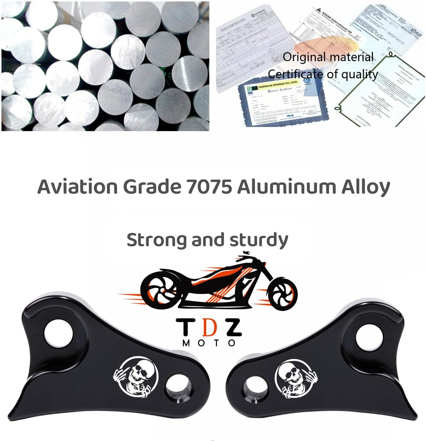 Amazon.com: TDZ 2009-2025 Black 1.5'' Inch Lowering Link Blocks