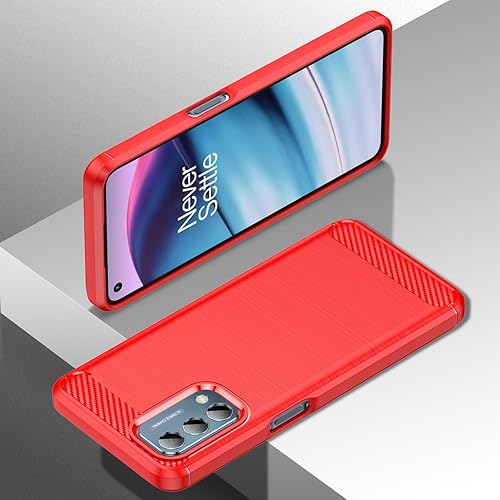 Miniatura 8 de Funda para teléfono OnePlus Nord N200 5G, a prueba de golpes, resistente a los arañazos, TPU suave, para OnePlus Nord N200 5G funda (rojo)