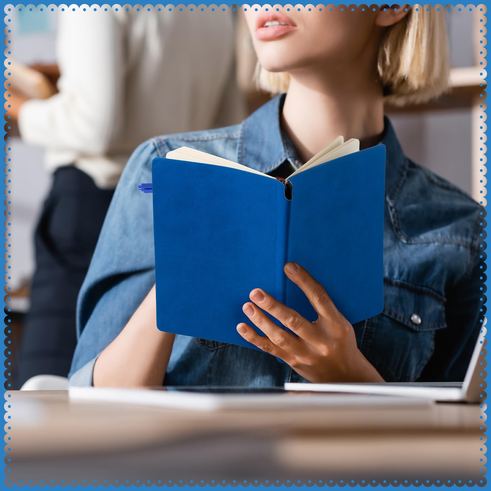 Jetec Paquete de 30 cuadernos a granel con 30 bolígrafos, cuadernos A5 de tapa blanda de cuero con soporte para bolígrafo para regalo, escuela, negocios, trabajo, viajes, escritura, 200 páginas, 5.7 x