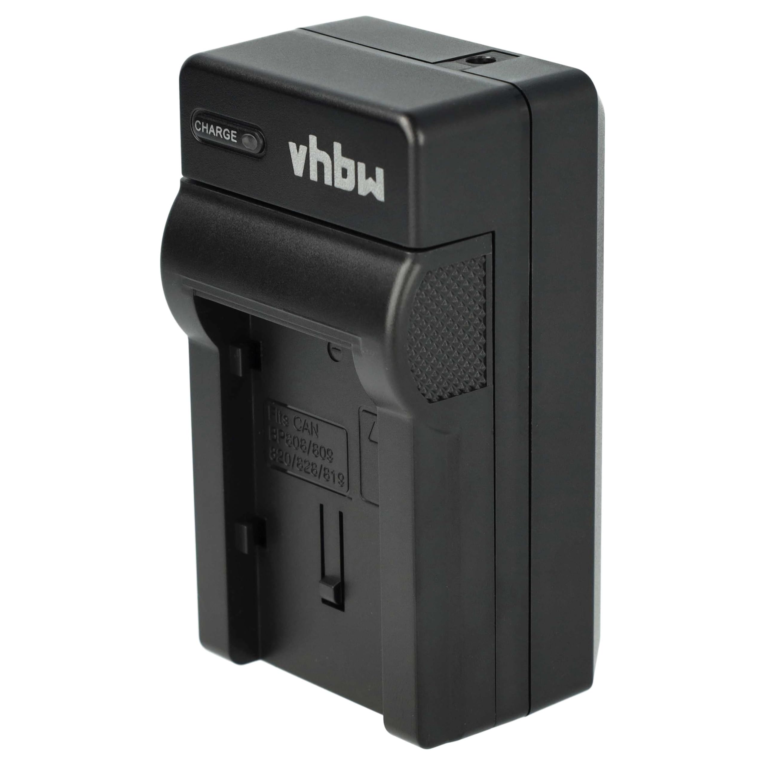 vhbw caricatore compatibile con Canon Legria FS22, FS100, FS10, FS305, FS200, FS19, FS11, FS21, FS20 camera + cavo auto + LED