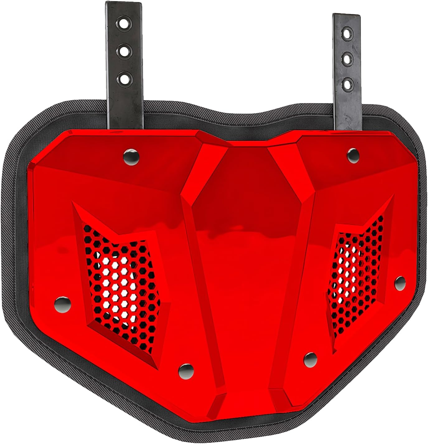 LeCool Football Back Plate - Lower Back Protection for Shoulder Pads - Hard Shell and Contoured Foam, Youth to Adult