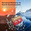 [Gigastone] 256GB Micro SD Card, 4K Camera Pro for Security Camera, Wyze, DJI, Drone, Nintendo-Switch, R/W up to 100/60MB/s MicroSDXC Memory Card UHS-I U3 A2 V30 gallery image