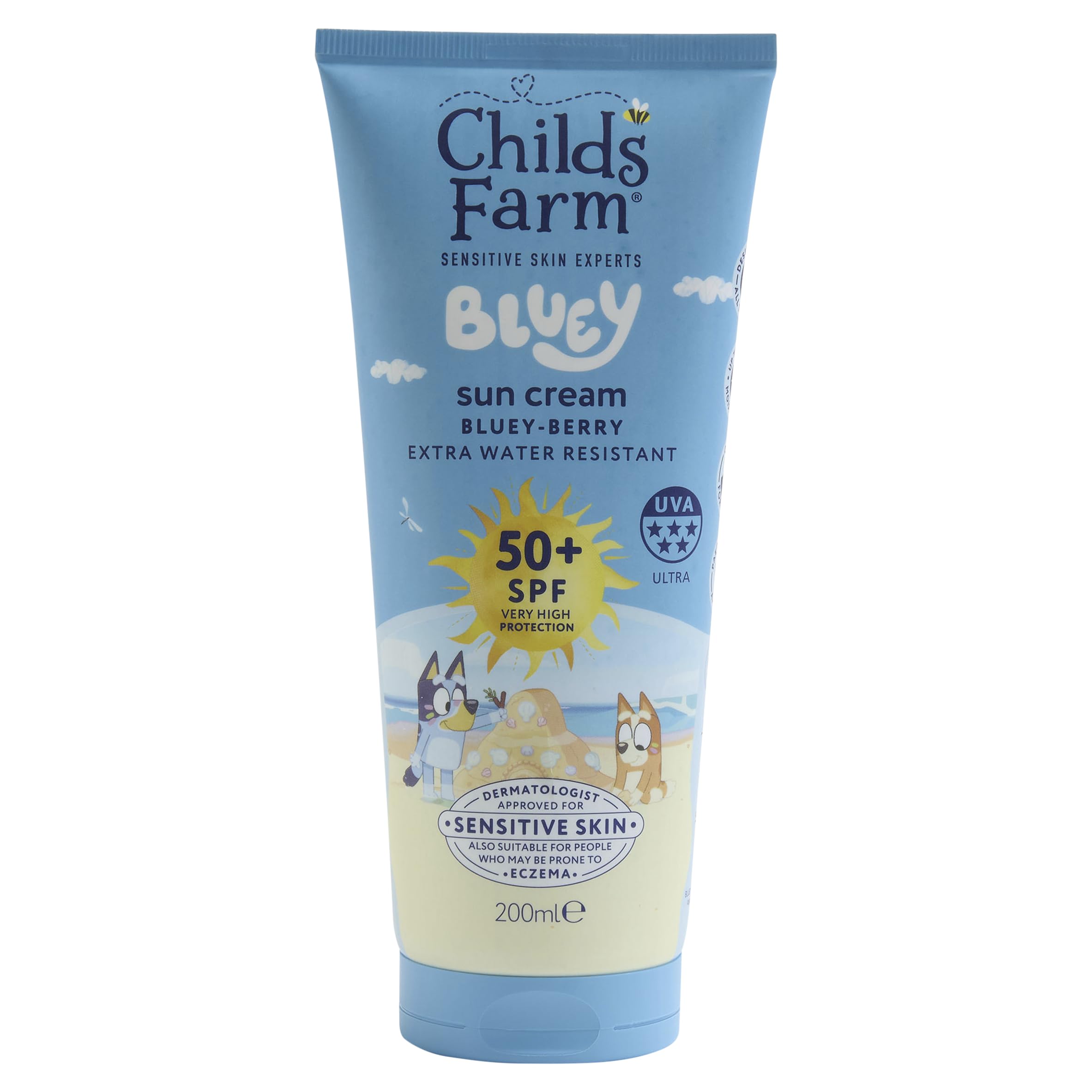 Childs Farm Bluey SPF50+ Sun Cream Bluey-berry 200ml