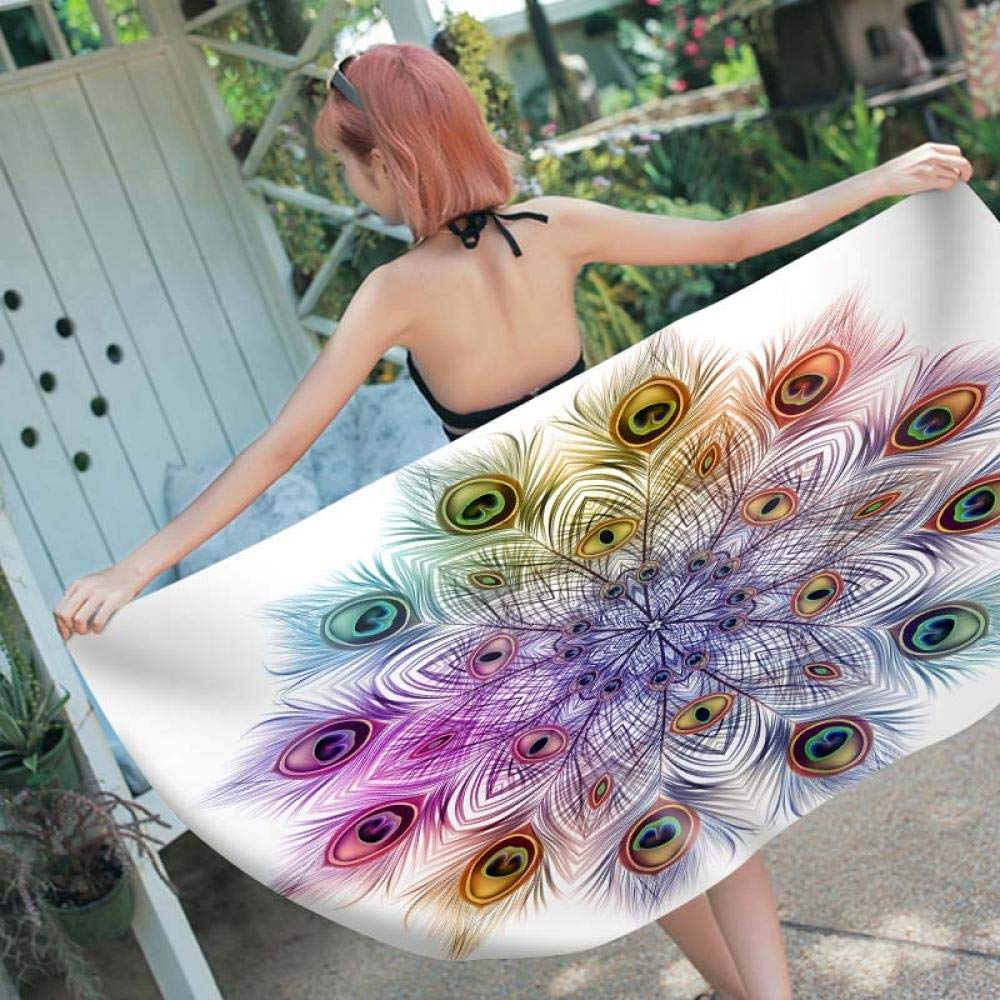 Serviette de plage en microfibre pour vos séances de yoga et natation d'été