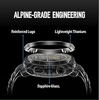 Vista 2 de COROS Reloj APEX 4 (1.654 in) con pantalla táctil MIP de 1.2 pulgadas, mapas globales con navegación paso a paso, batería de 34 días, pines de voz