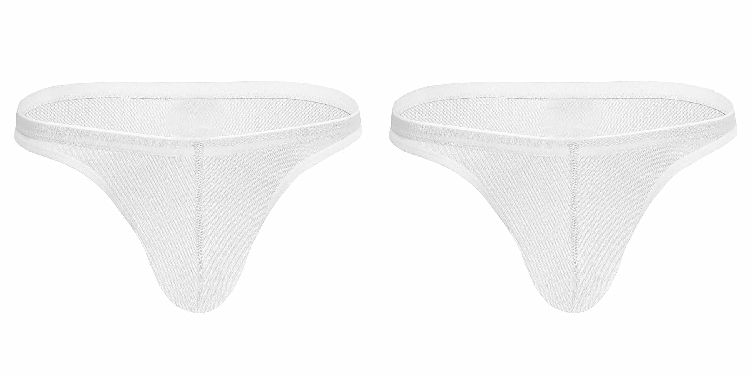 Mens and Boys Thong Strechable Cotton Underwear Unique Flexible Combo Pack of 2 (FOXY0611)