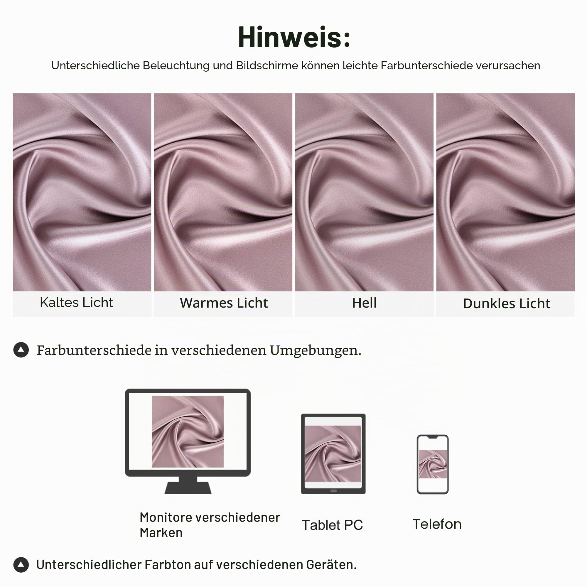 PiccoCasa 22 Momme 100% Seide Kissenbezug Haar- und Hautpflege Kissenhülle Maulbeerseide Kopfkissenbezug mit Reißverschluss & Geschenkbox, Mauve 80x80cm
