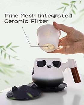 Y358/m様 Amazon.com: ZENS Tea Cup with Infuser and Lid, 11 oz Cute