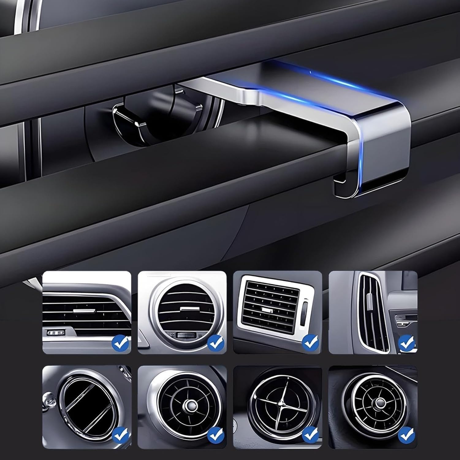 Uchwyt samochodowy do telefonu do Ford Kuga MK3 5 drzwi 2020 i nowsze, przycisk zwalniający, uchwyt na smartfon 4,0-6,7 cala