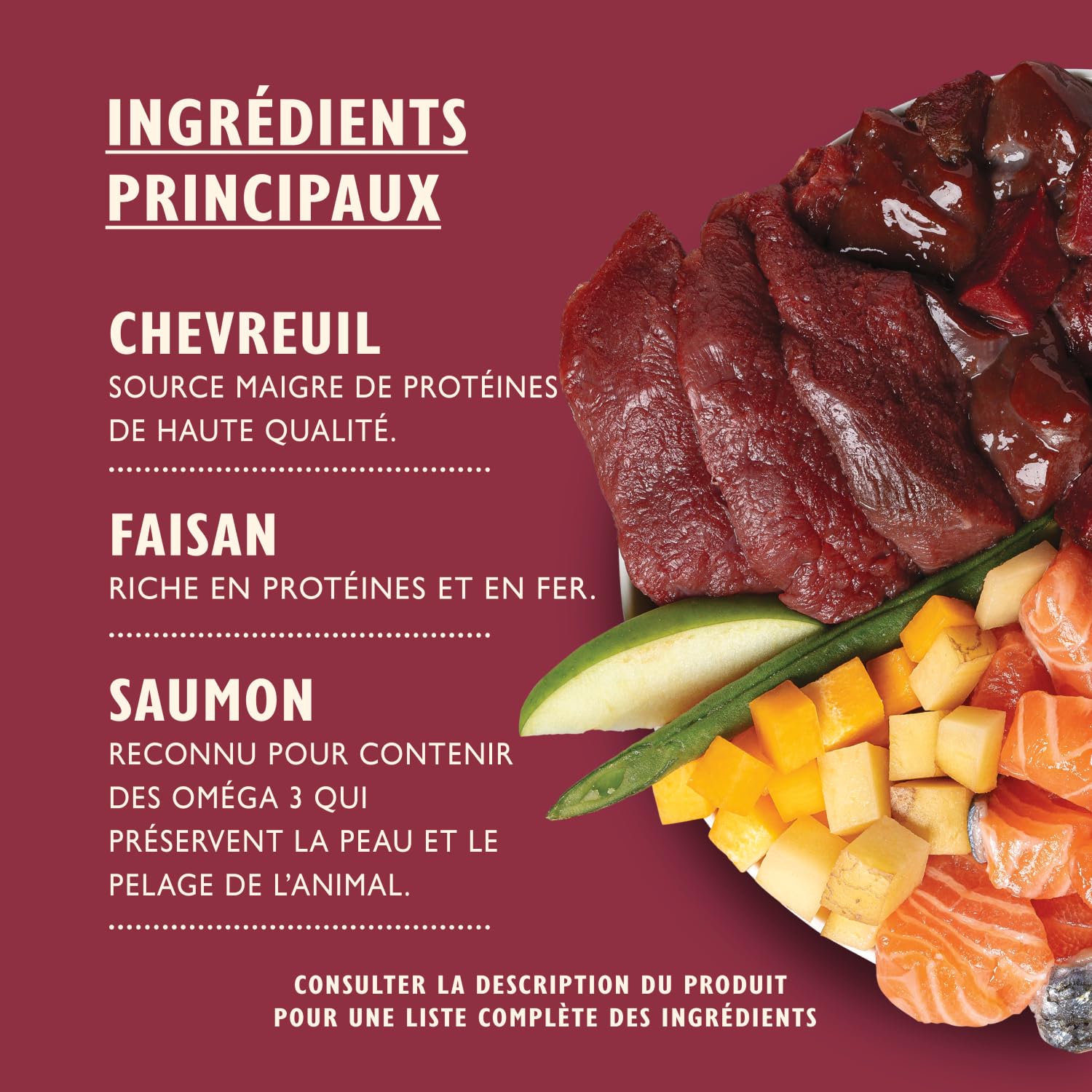 Lily’s Kitchen Fabriqué à partir d’ingrédients naturels Boîte d’Aliments humides pour Chiens Adulte au Chevreuil, au Faisan et au Saumon 6 x 400g