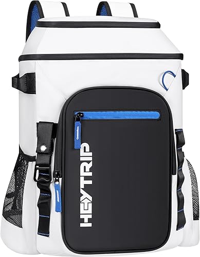 Heytrip Mochila enfriadora de 3654 latas con aislamiento impermeable para 20 horas de retención de frío, enfriador a prueba de fugas con correa de