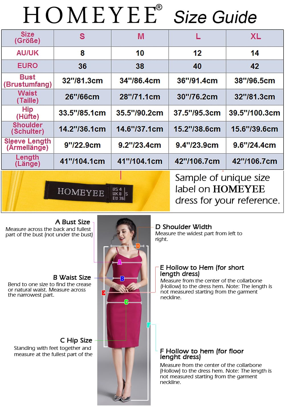 HOMEYEE Elegancka damska sukienka ołówkowa z krótkim rękawem, dekolt w kształcie litery U, blok kolorów, Bodycon Cocktail sukienka ołówkowa, bez pleców, sukienka z etui, B930