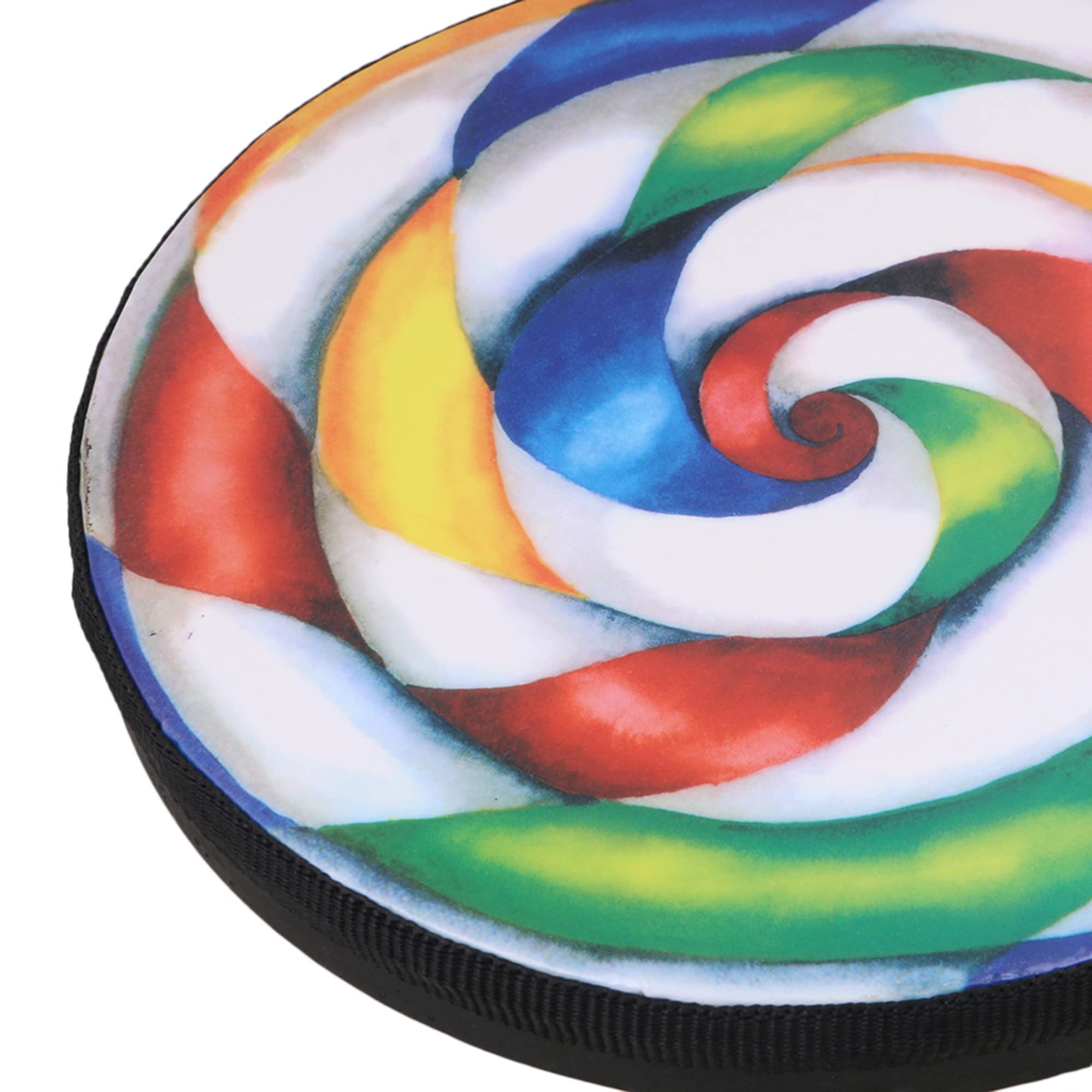 10 tambores de mano con forma de piruleta de 200 mm, instrumentos musicales, multicolor
