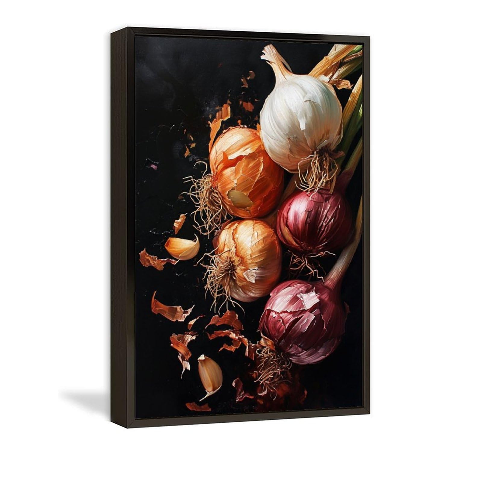 Amazon.co.jp: 絵画 玉ねぎの写真撮影インテリア 絵画 アートパネル 壁  