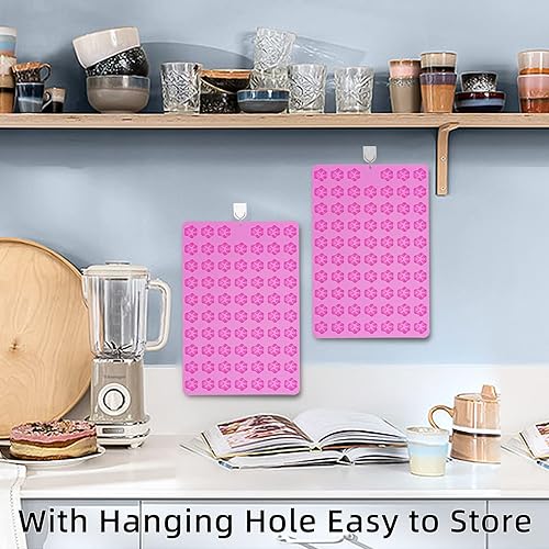 Miniatura 4 de Molde de silicona con diseño de pata de perro, 2 piezas de mini moldes para golosinas para perros, molde antiadherente de 138 cavidades para