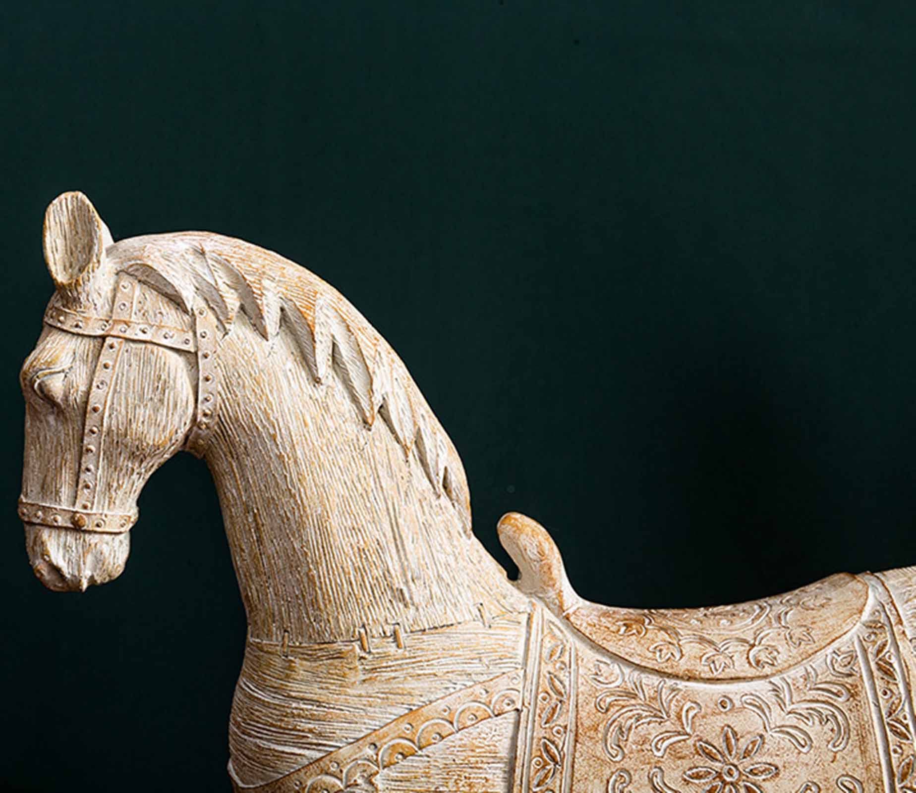 Gouden Paard Figuur Brengt Geluk Rijkdom Chinese Stijl Paardenbeeld Fengshui Decoratie Huis Kantoor Bureau Ornament kopen vanaf een prijs van 16