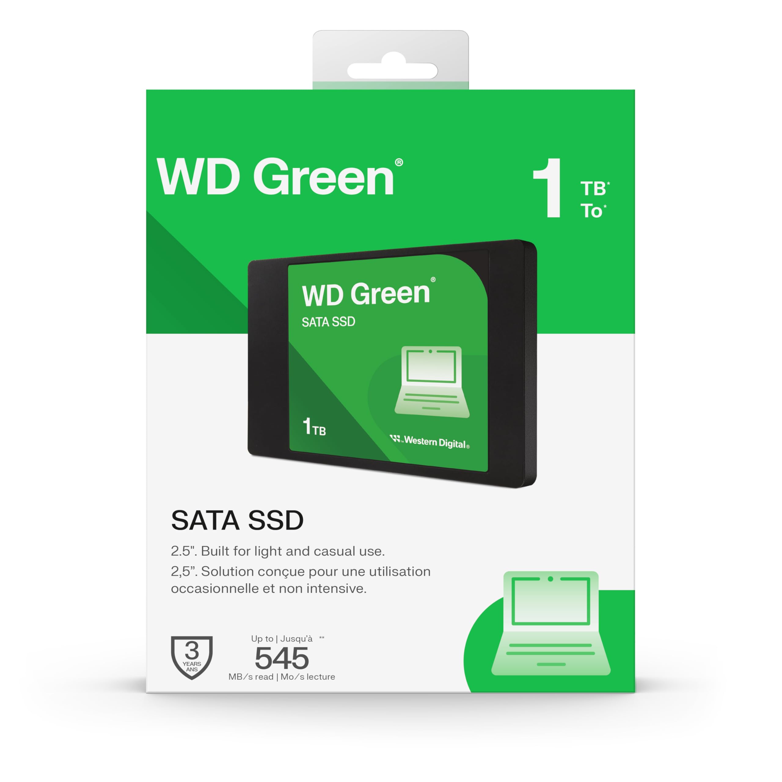 SanDisk WD Green SATA SSD 2.5 inch 1TB Solid State Drive up to