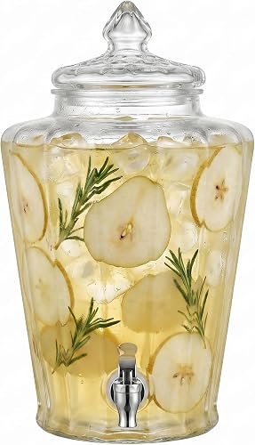 Style Setter Royal Ridge Beverage Dispenser Cold Drink Dispenser w/ 2.3-Gallon C