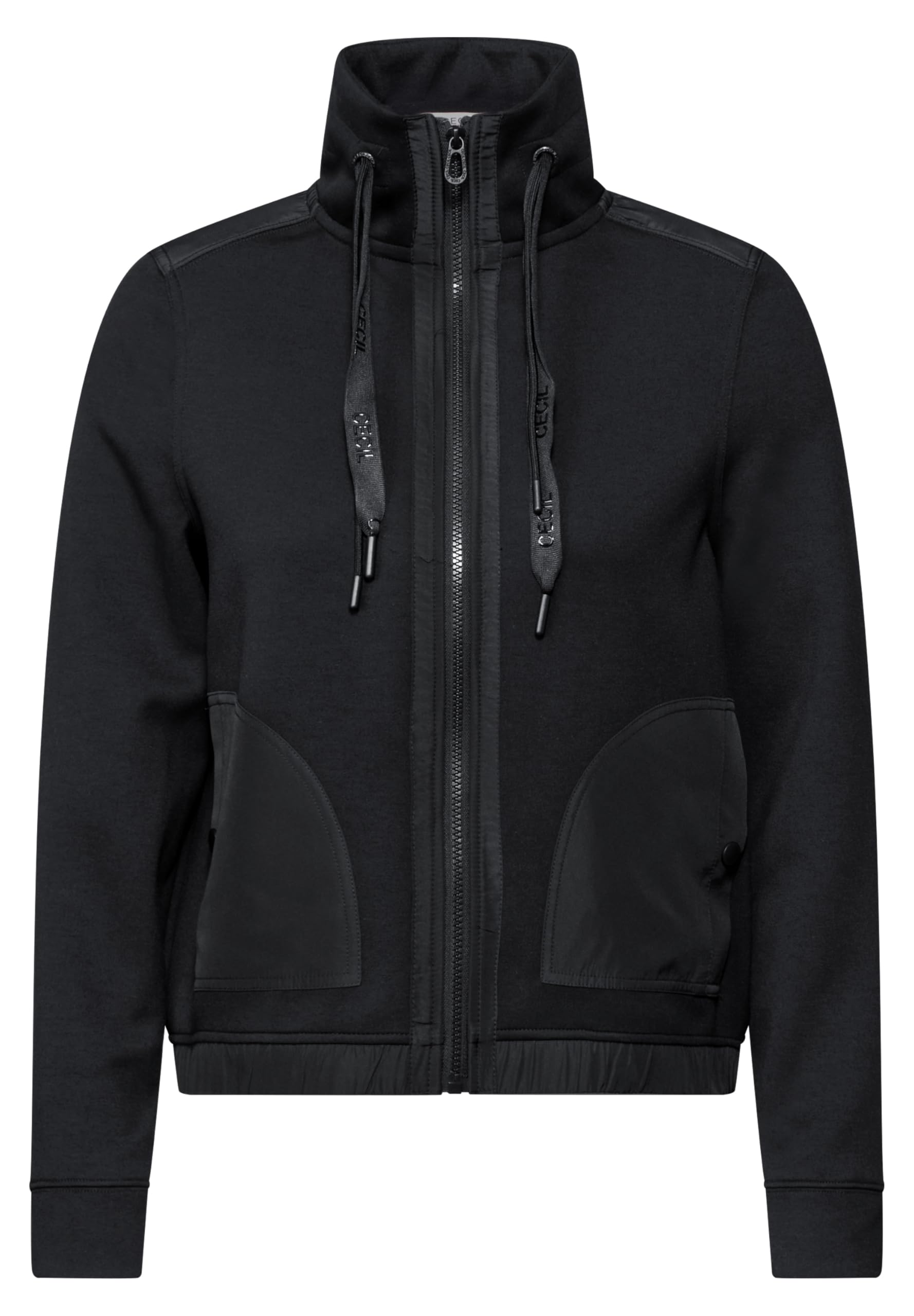 Cecil Damen Materialmix Sweatjacke