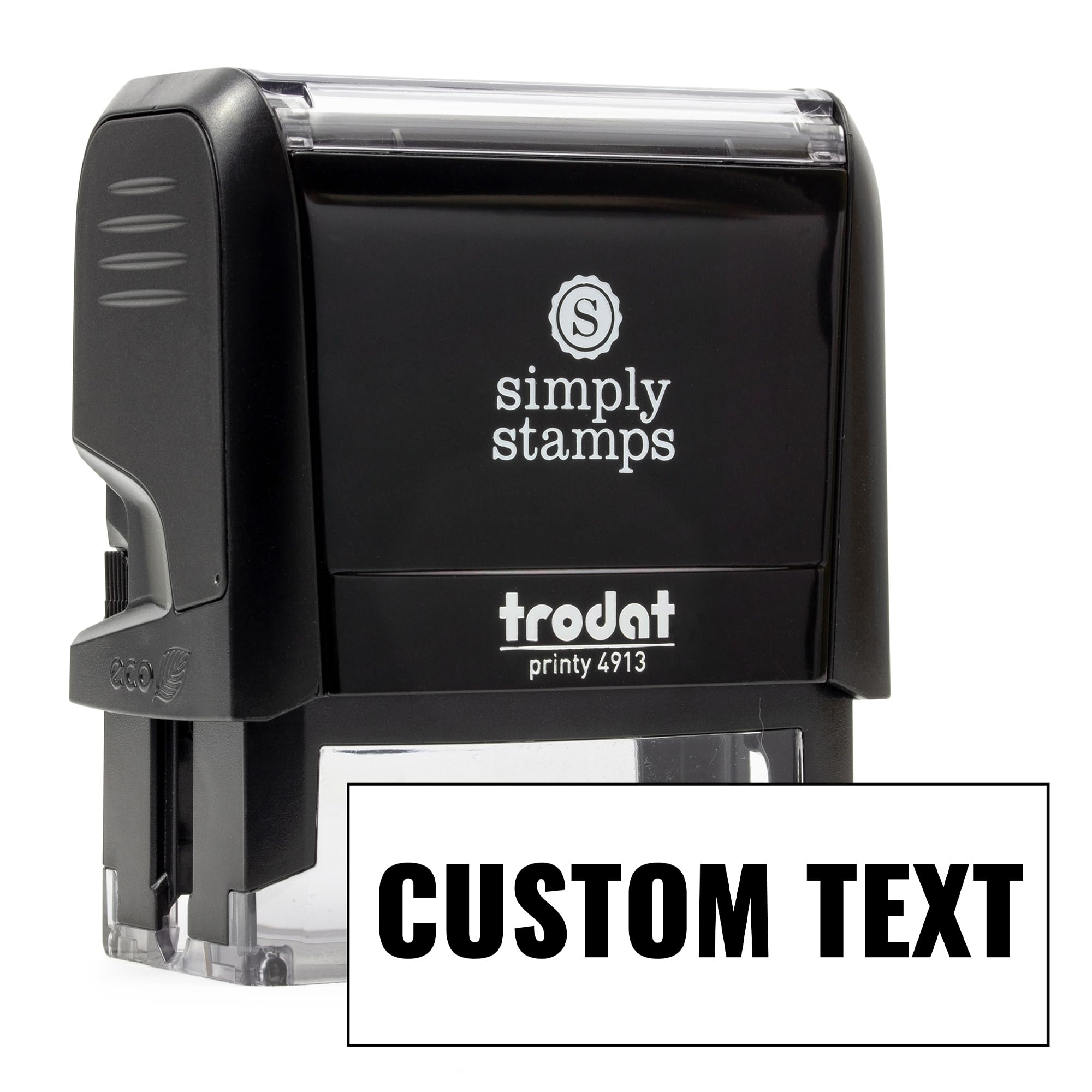 Custom Text Office Stamp | 4 Different Sizes | 20 Designs | Multiple Color Options | Up to 3 Lines of Text | Perfect for Quick Validation of Office